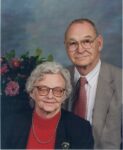 Edgar and Mildred Larson pose together