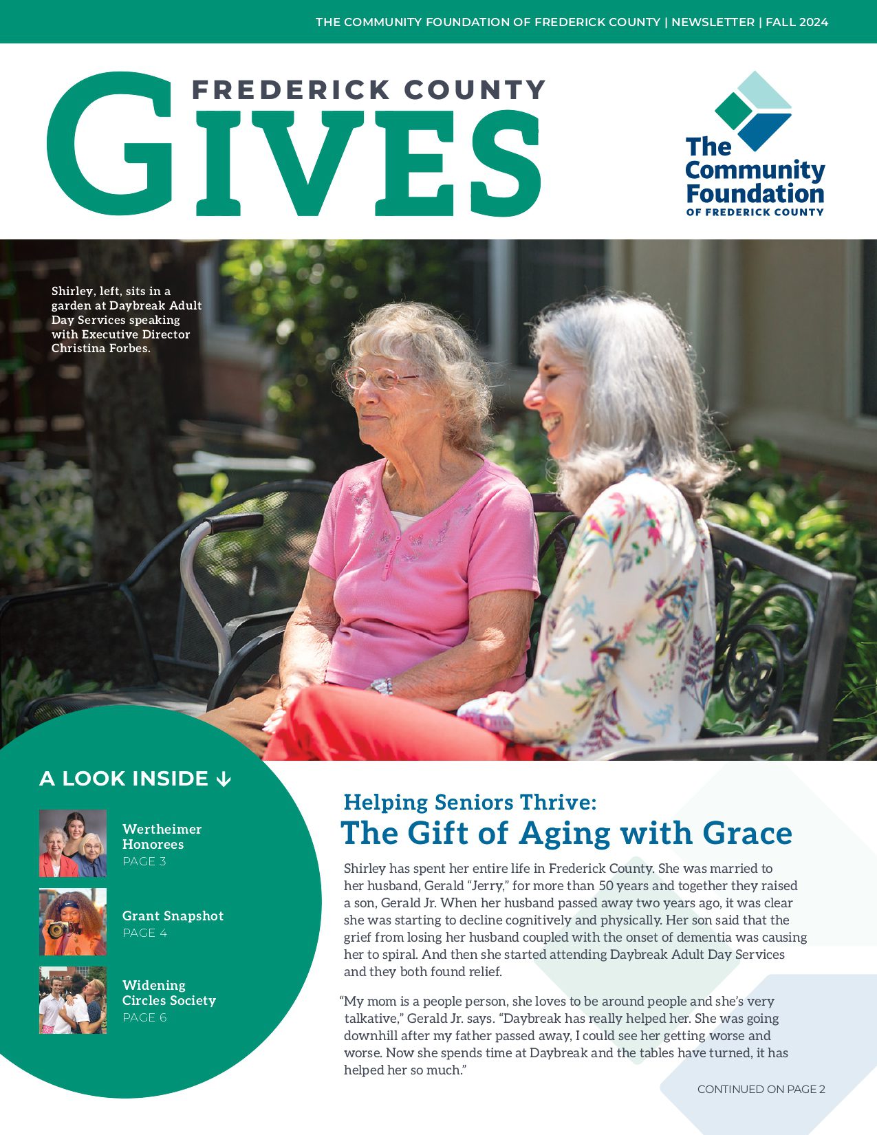 Newsletters Archives - The Community Foundation of Frederick County