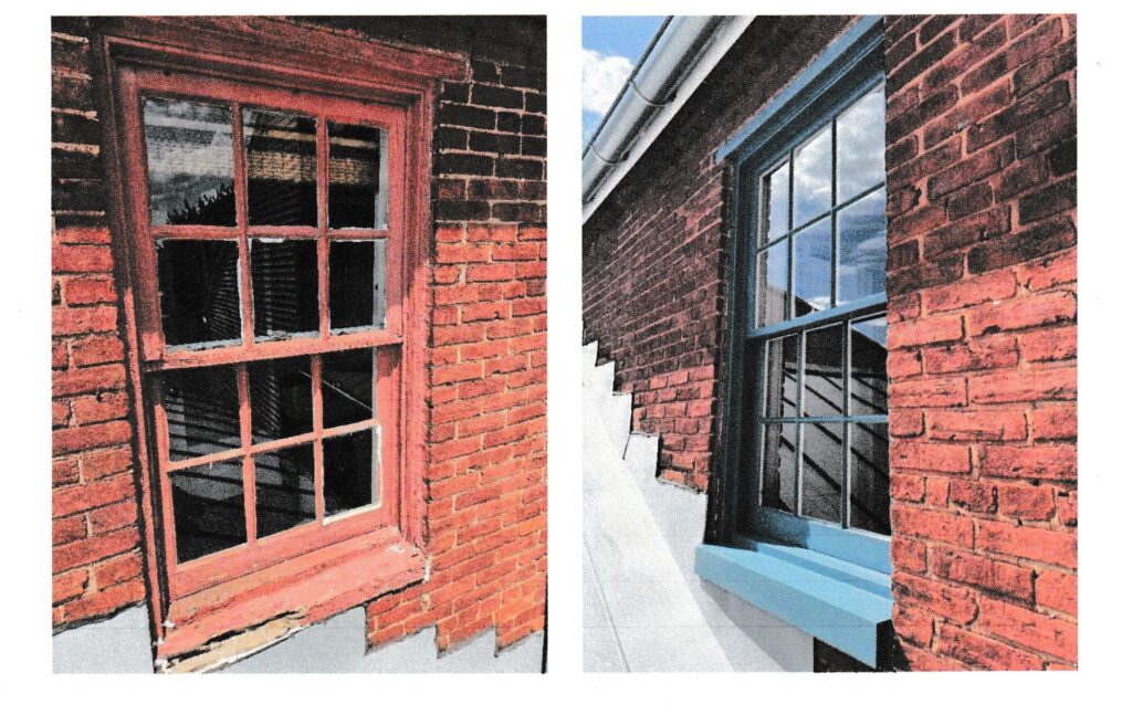 : A Converse Grant paid for window repairs on a local home