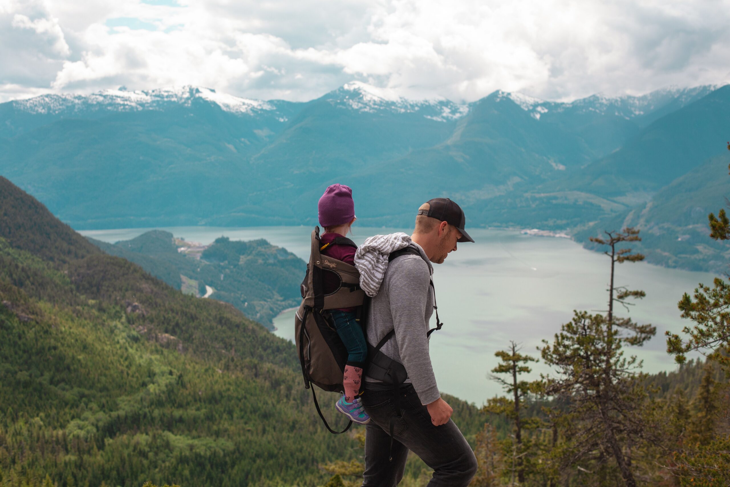 man hiking