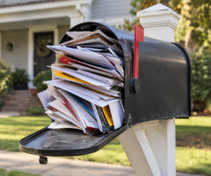 mailbox full of mail